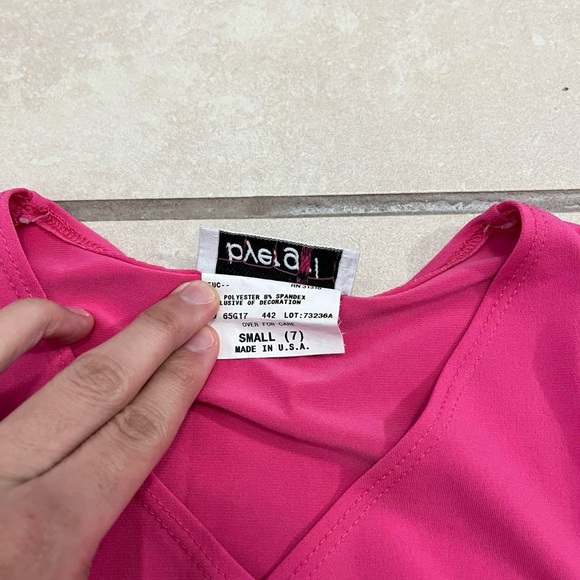 Pink Wrap Top - Picture 3 of 4